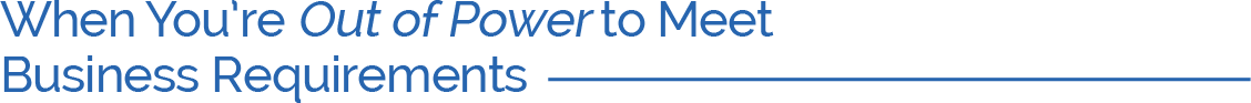 GRC Immersion Cooling Blog Out of Power Subhead When You're Out of Power to Meet Business Requirements