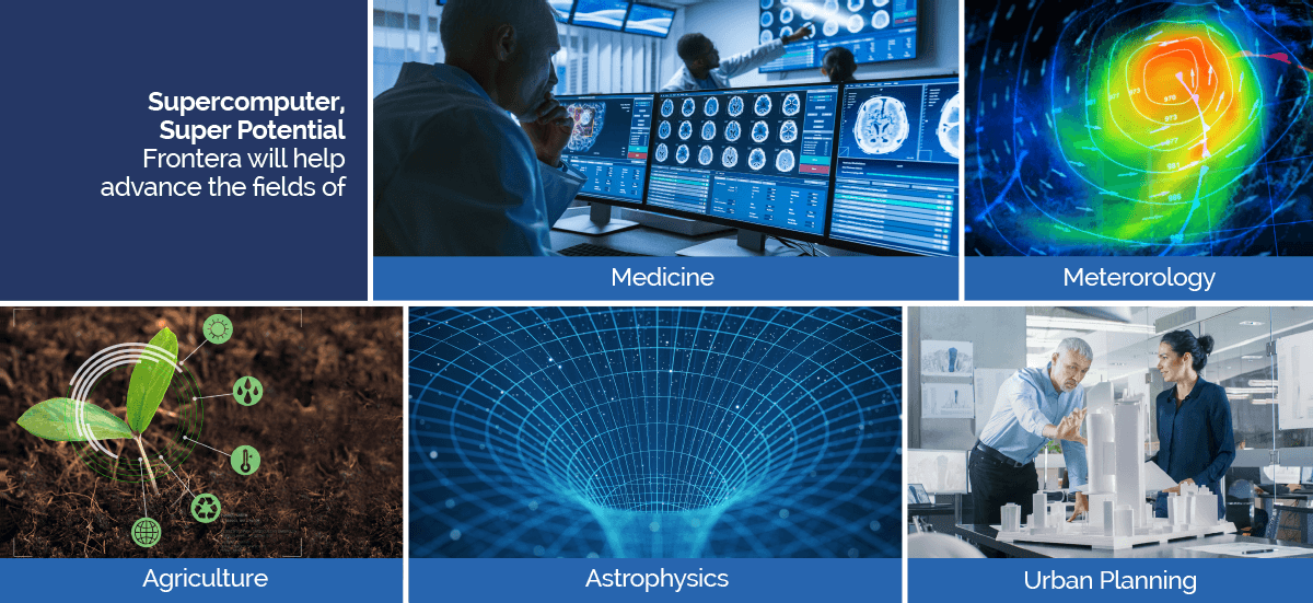 TACC Potential montage Frontera Supercomputer has Super Potential